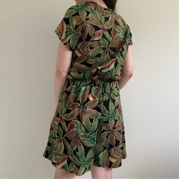 Vintage Hilo Hattie Hawaiian Print Romper 100% Cotton L - Picture 2 of 13